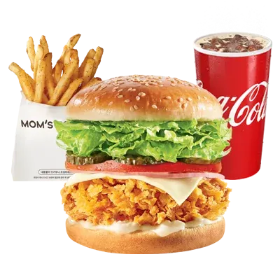 Ham Cheese Fillet Burger Set