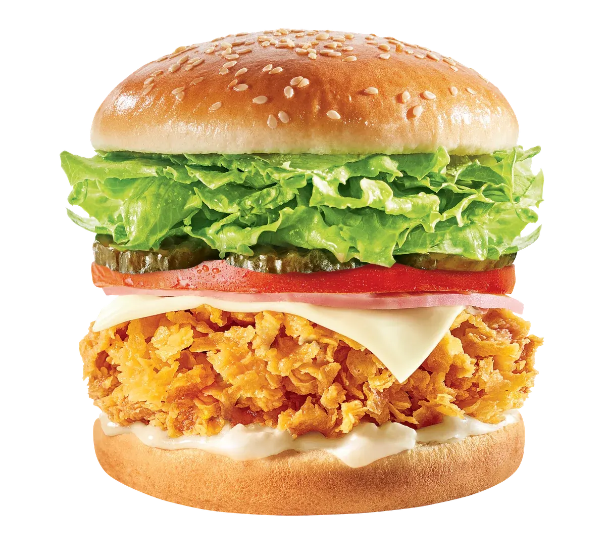 Ham Cheese Fillet Burger