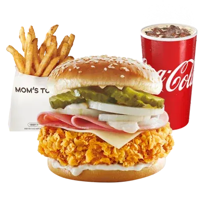 White Garlic Burger Set