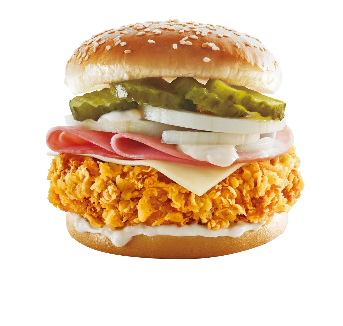 White Garlic Burger